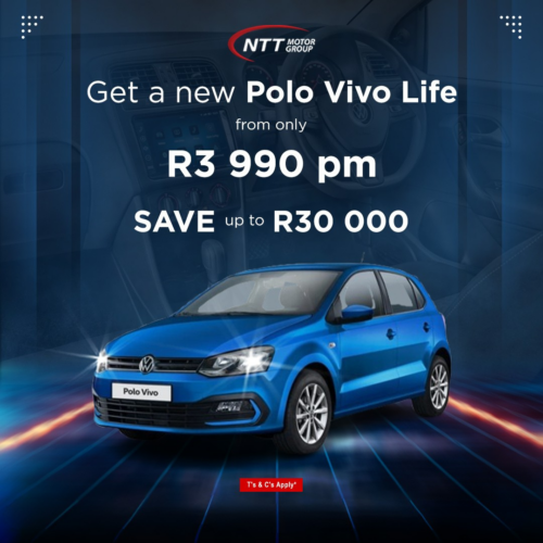 Get a new Polo Vivo Life image from NTT Volkswagen Krugersdorp
