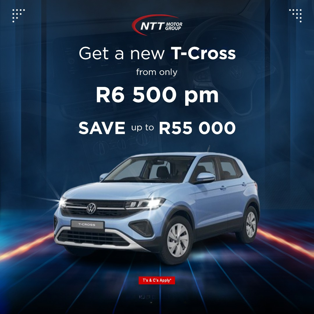 Get a new T-Cross image from NTT Volkswagen Krugersdorp
