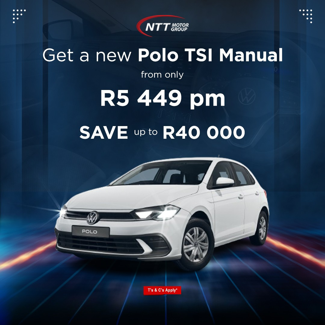 Get a new Polo TSI Manual image from NTT Volkswagen Krugersdorp