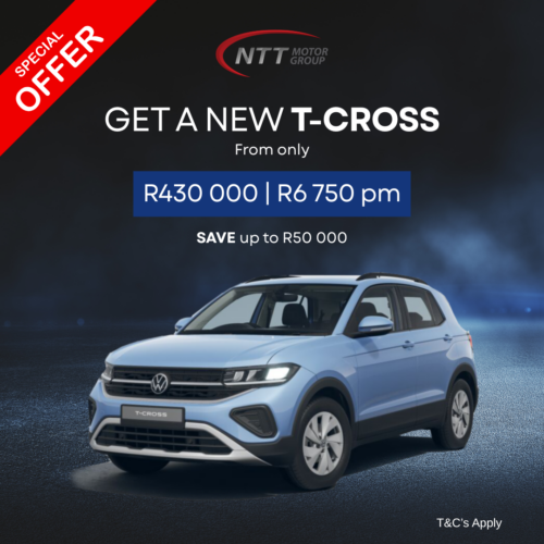 GET A NEW T-CROSS image from NTT Volkswagen Krugersdorp