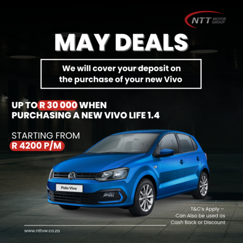 MAY DEALS image from NTT Volkswagen Krugersdorp
