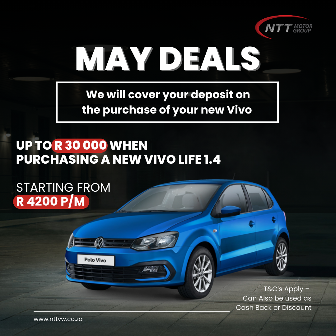 MAY DEALS image from NTT Volkswagen Krugersdorp