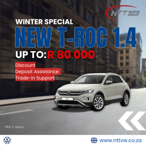 NEW T-ROC 1.4 image from NTT Volkswagen Krugersdorp