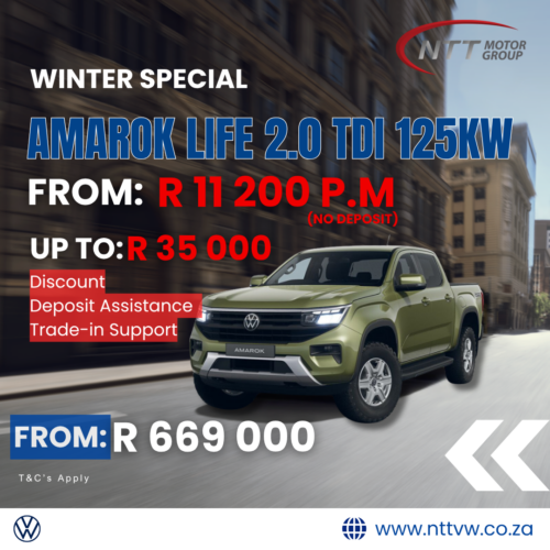 AMAROK LIFE 2.0 TDI 125KW image from NTT Volkswagen Krugersdorp