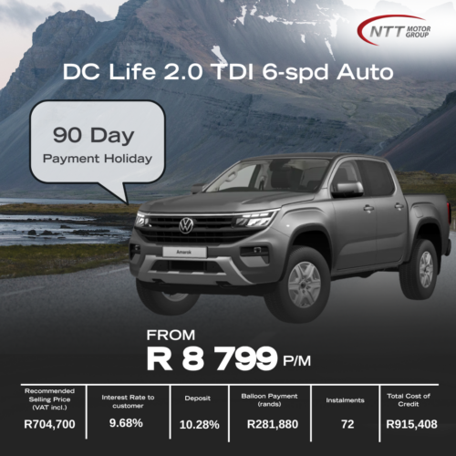 DC Life 2.0 TDI 6-spd Auto image from NTT Volkswagen Krugersdorp